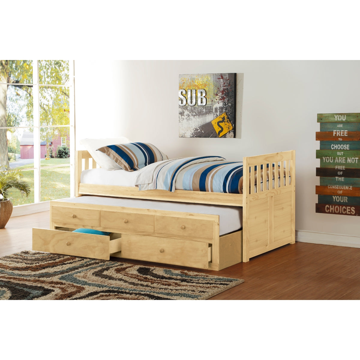Bartly Twin/Twin Trundle Bed