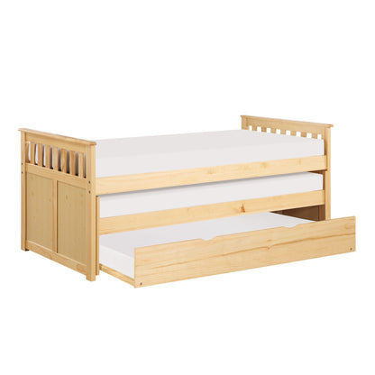 Bartly Twin/Twin Bed with Twin Trundle