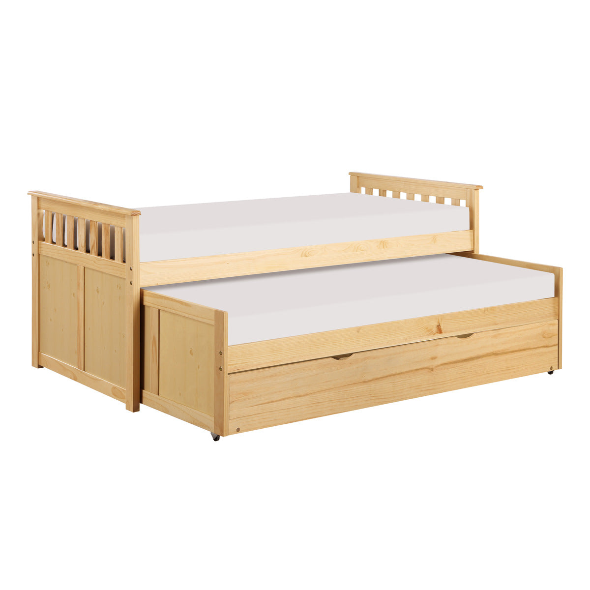 Bartly Twin/Twin Bed with Twin Trundle