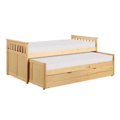 Bartly Twin/Twin Bed with Twin Trundle