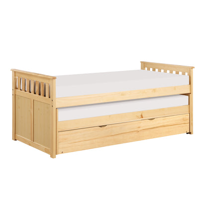 Bartly Twin/Twin Bed with Twin Trundle