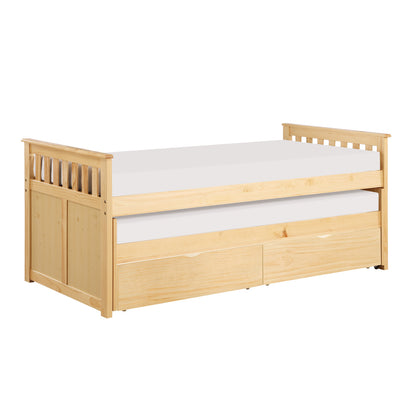 Bartly Twin/Twin Bed with Storage Boxes