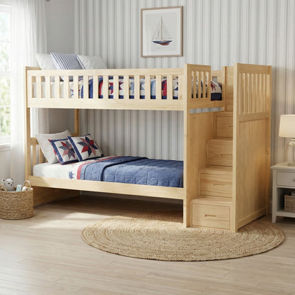 Bartly Twin/Twin Step Bunk Bed