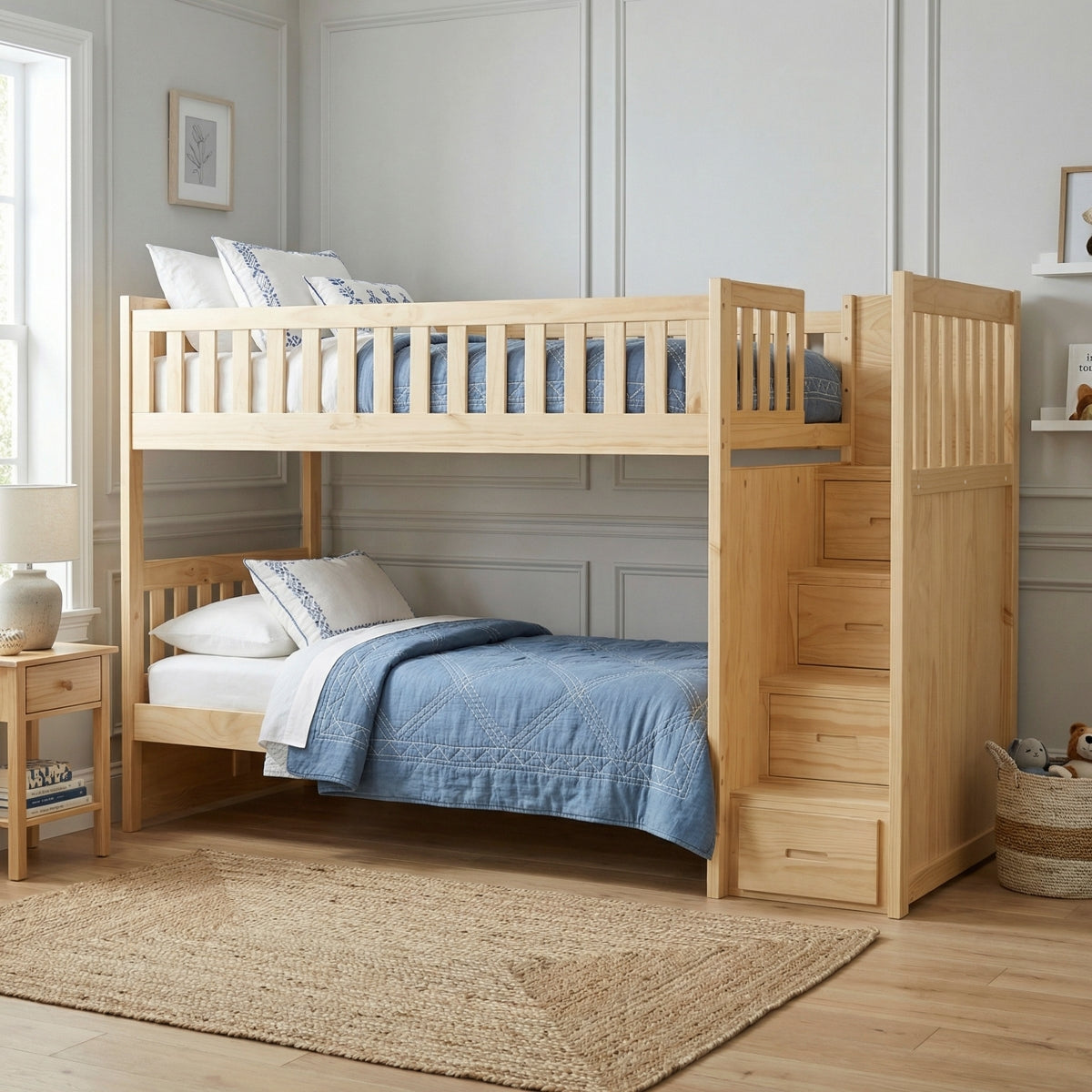Bartly Twin/Twin Step Bunk Bed