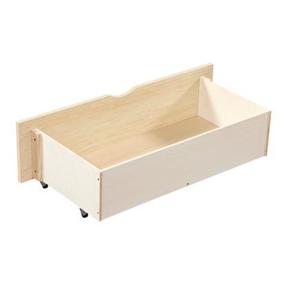Bartly Twin Bookcase Platform Bed with Storage Boxes