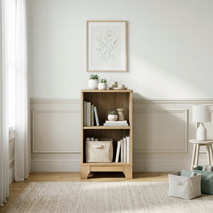 Liam Bookcase with 2 Shelves