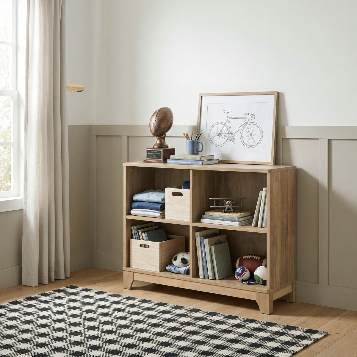 Liam Bookcase with 4 Shelves