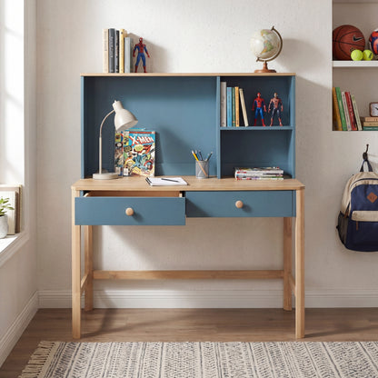 Liam Writing Desk with Hutch