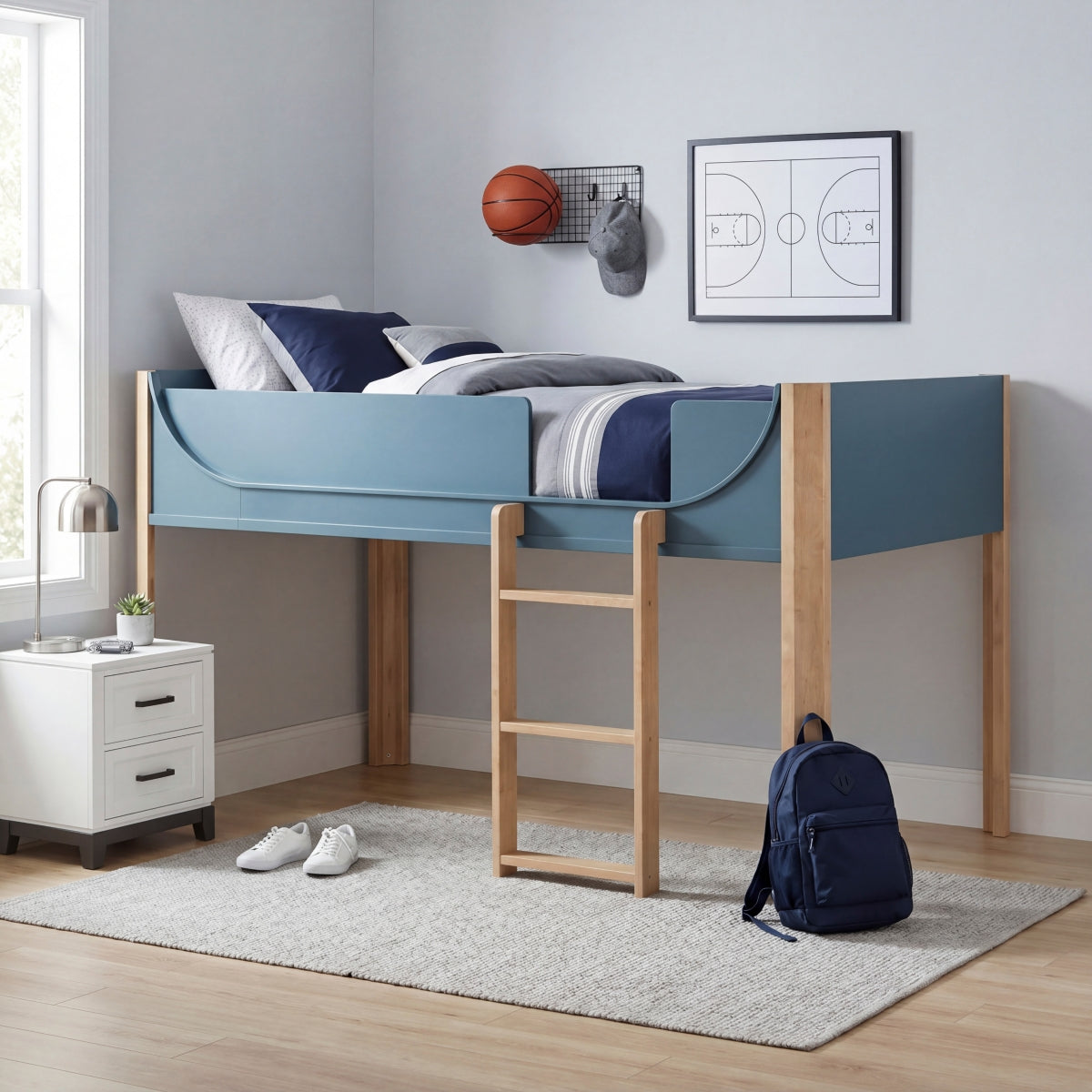 Liam Low Loft Bed