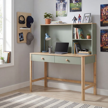 Liam Writing Desk with Hutch