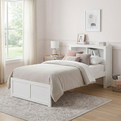 Galen Twin Bookcase Platform Bed