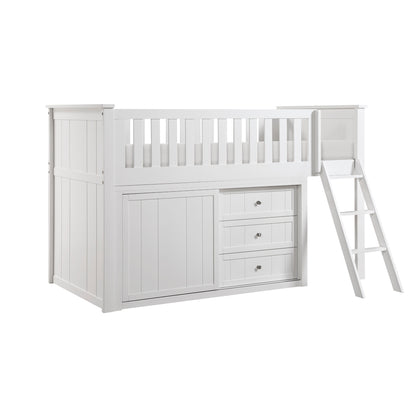 Galen Low Loft Bunk with Dresser