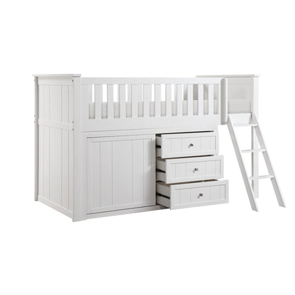 Galen Low Loft Bunk with Dresser