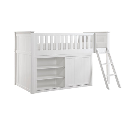 Galen Low Loft Bunk with Dresser