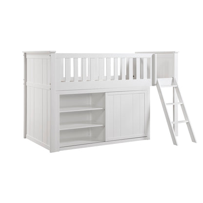 Galen Low Loft Bunk with Dresser