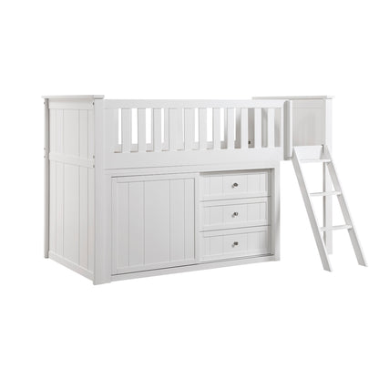 Galen Low Loft Bunk with Dresser
