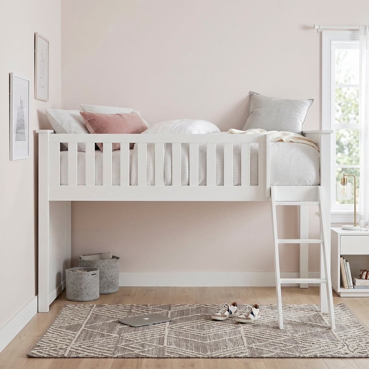 Galen Low Loft Bunk