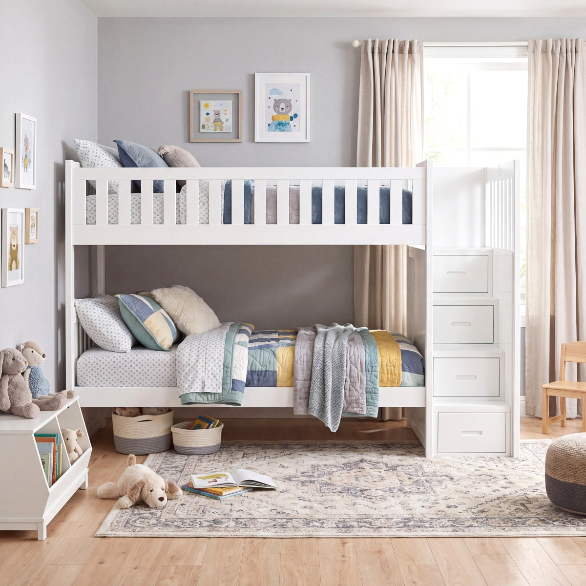 Galen Twin/Twin Step Bunk Bed