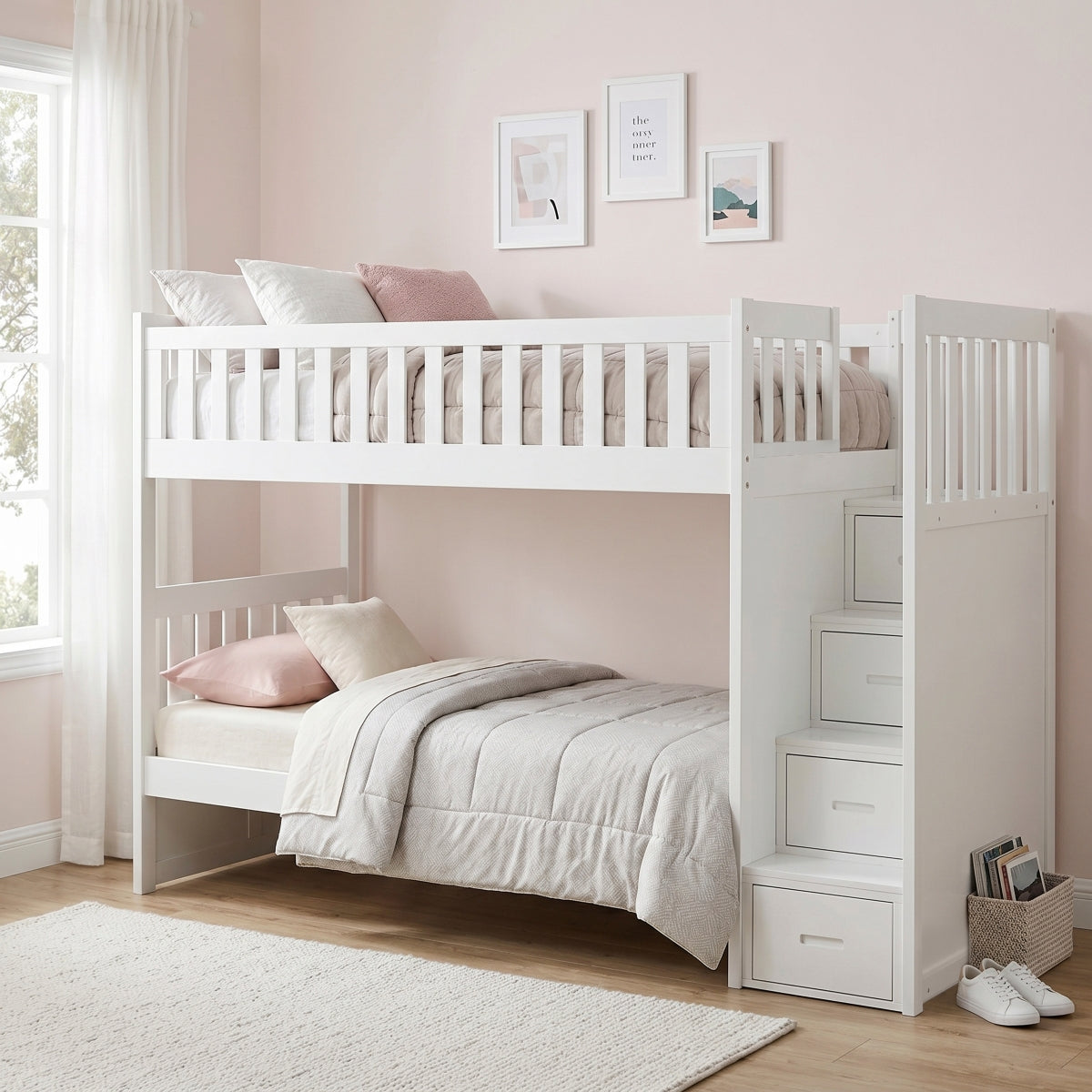 Galen Twin/Twin Step Bunk Bed