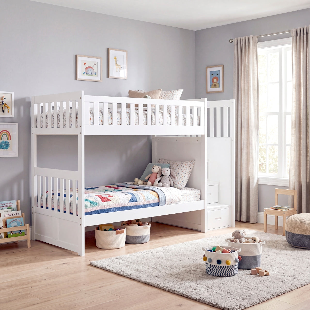 Galen Twin/Twin Step Bunk Bed