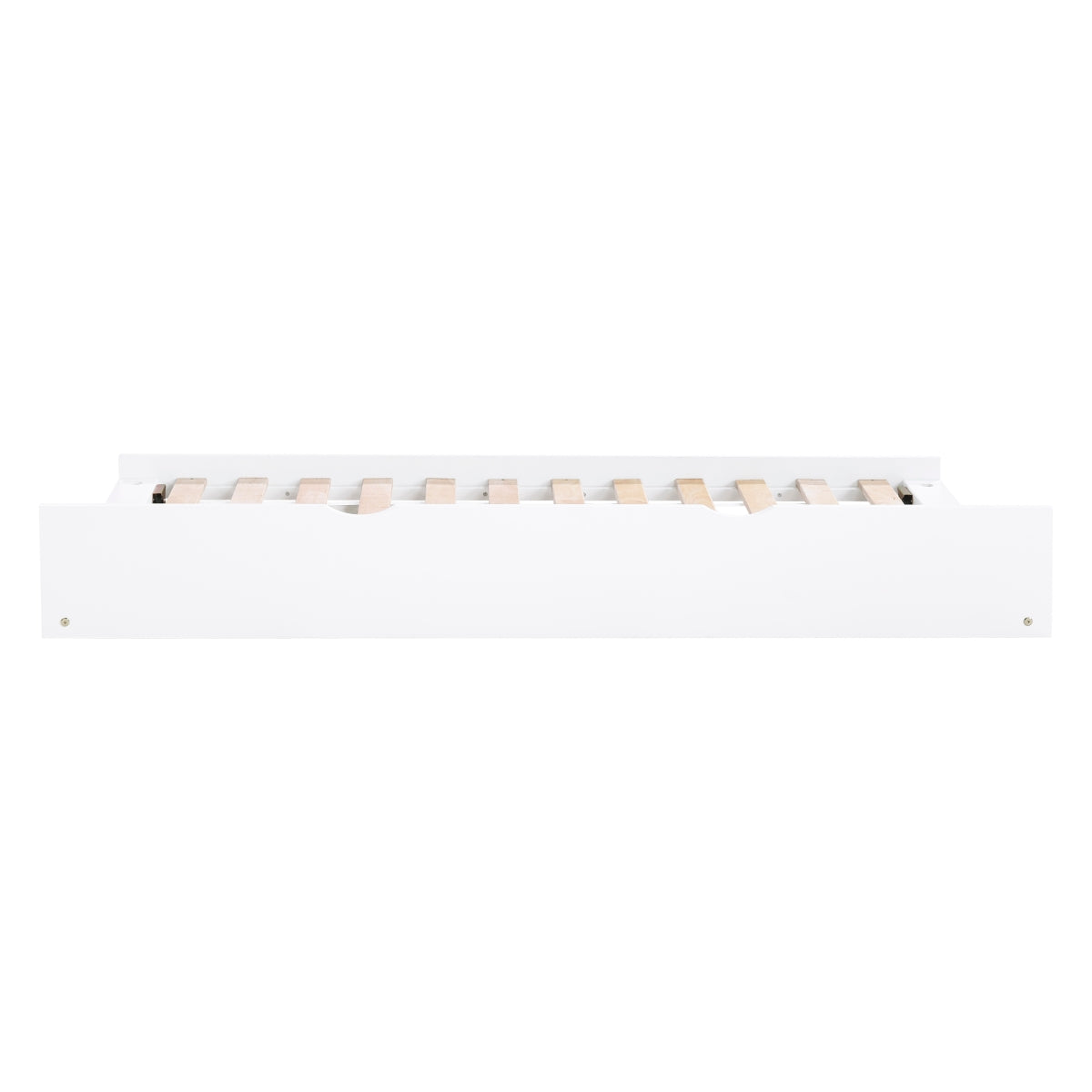 Galen Twin Bookcase Corner Platform Bed with Twin Trundle