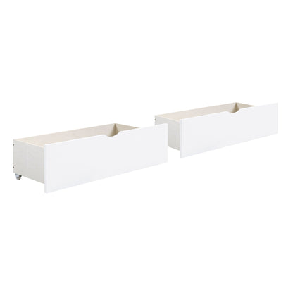 Galen Twin Bookcase Corner Platform Bed with Storage Boxes