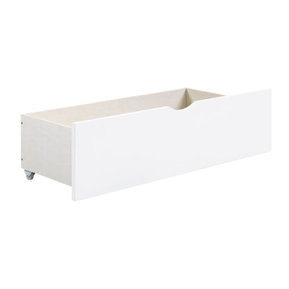 Galen Twin Bookcase Corner Platform Bed with Storage Boxes