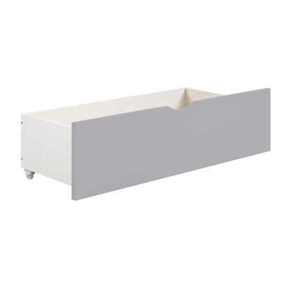 Orion Twin Bookcase Platform Bed with Storage Boxes