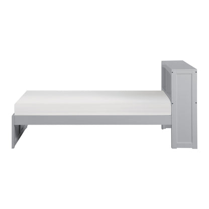 Orion Twin Bookcase Platform Bed