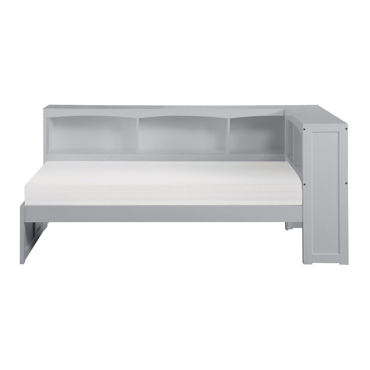Orion Twin Bookcase Corner Platform Bed