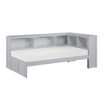 Orion Twin Bookcase Corner Platform Bed
