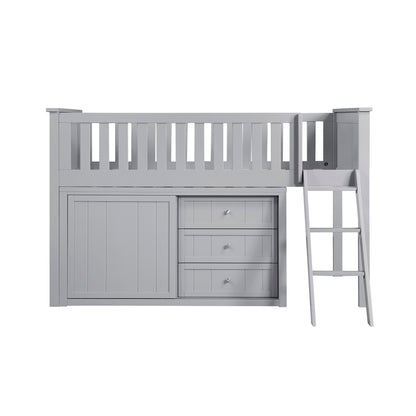Orion Low Loft Bunk with Dresser