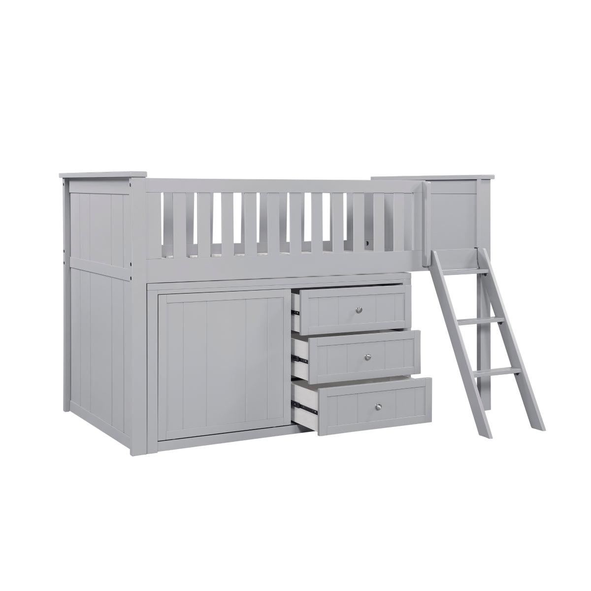Orion Low Loft Bunk with Dresser