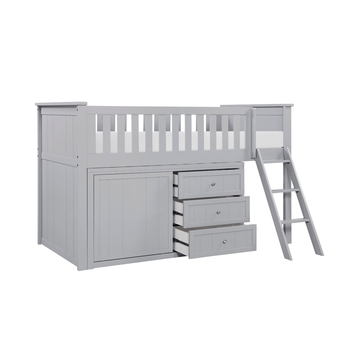 Orion Low Loft Bunk with Dresser
