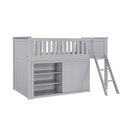 Orion Low Loft Bunk with Dresser