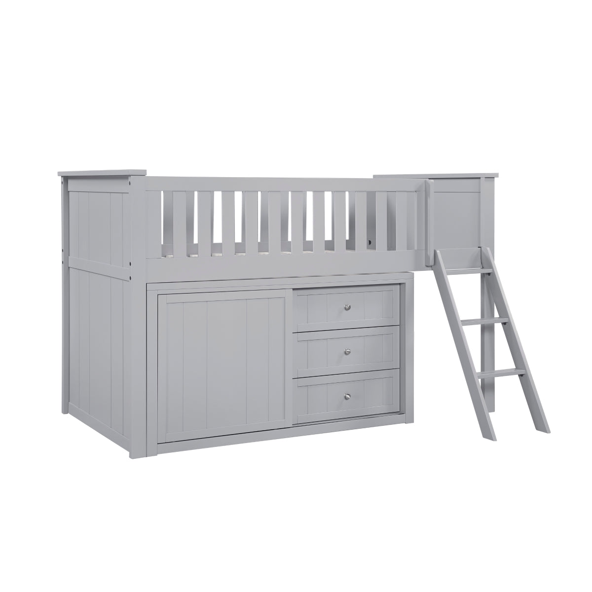 Orion Low Loft Bunk with Dresser