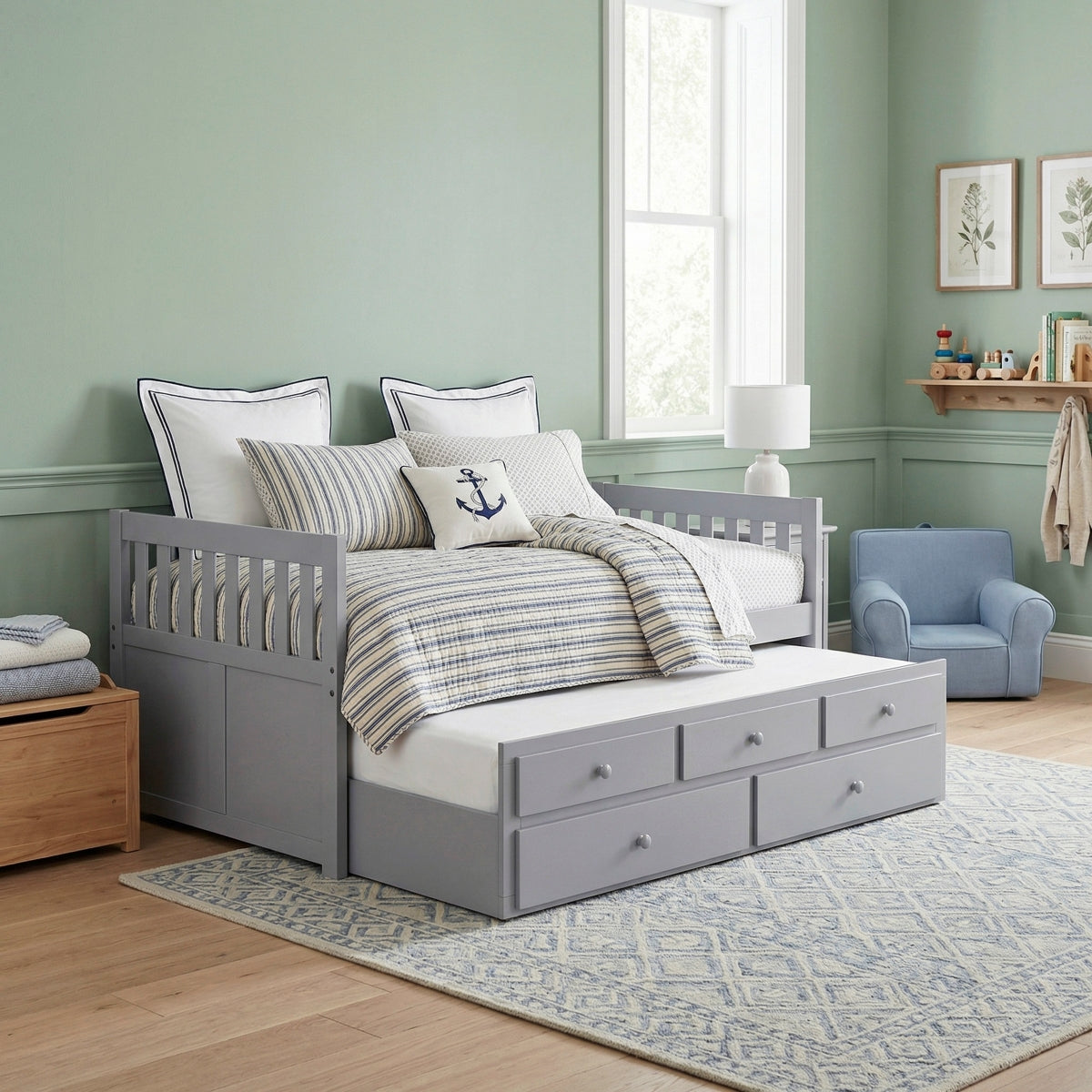 Orion Twin/Twin Trundle Bed