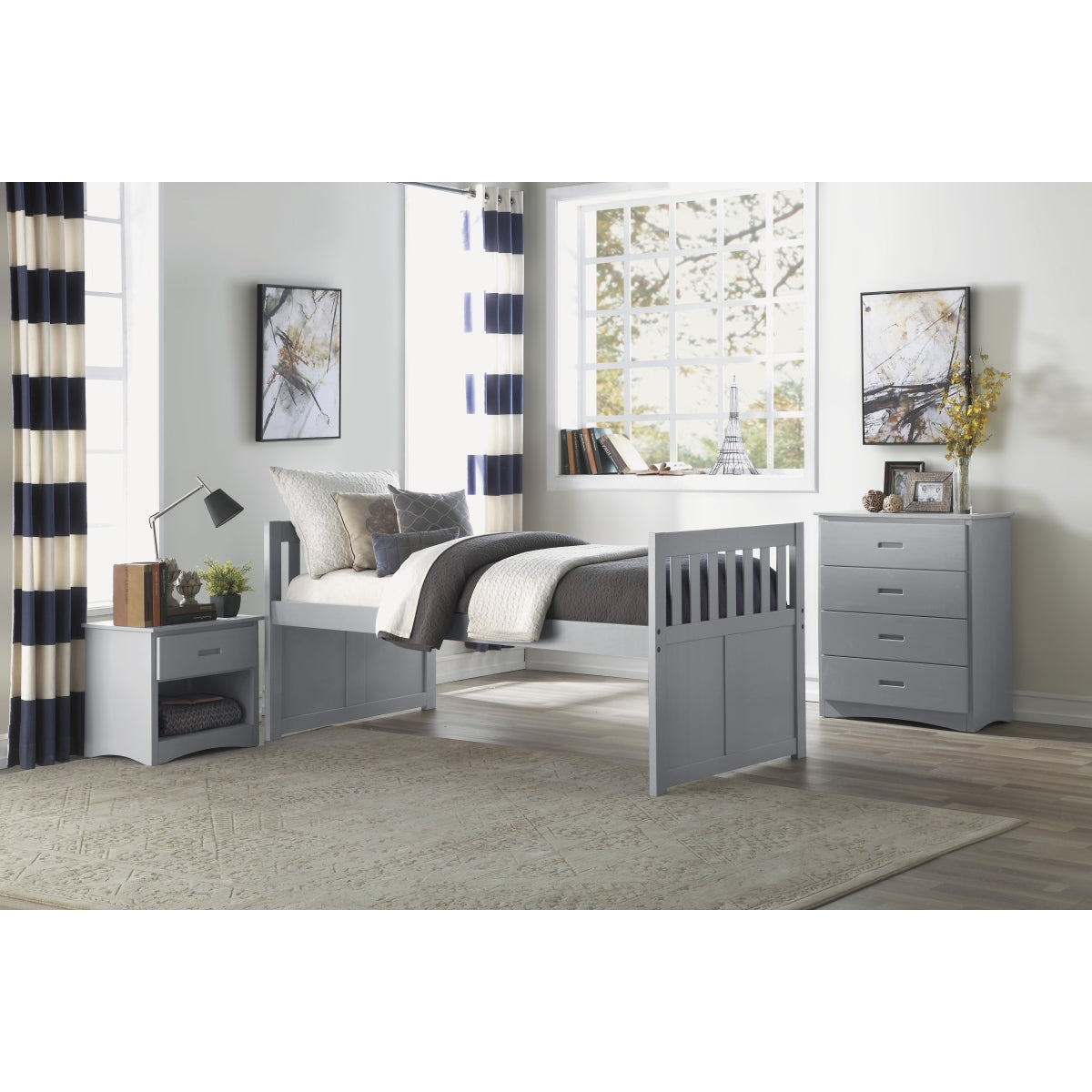 Orion Twin/Twin Trundle Bed