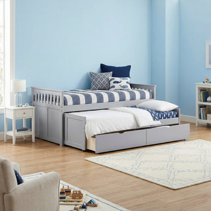 Orion Twin/Twin Bed with Storage Boxes