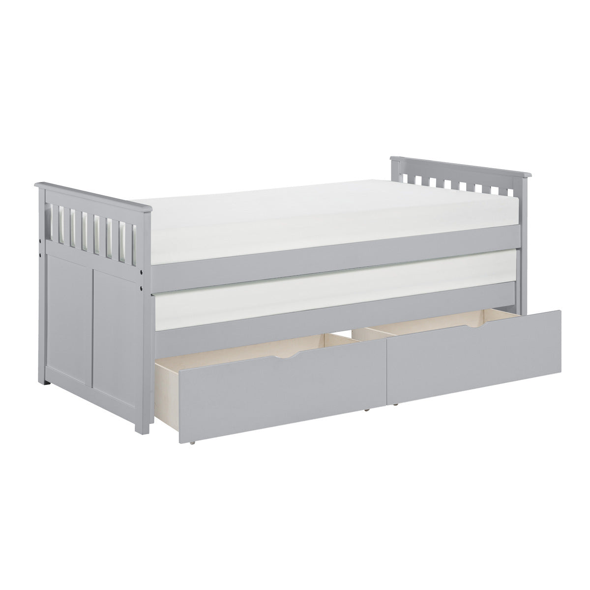 Orion Twin/Twin Bed with Storage Boxes