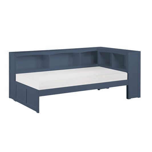 Nora Twin Bookcase Corner Platform Bed