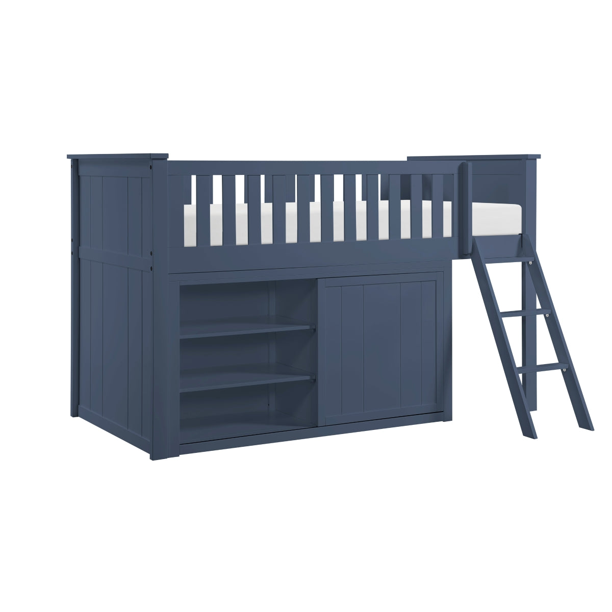 Nora Low Loft Bunk with Dresser
