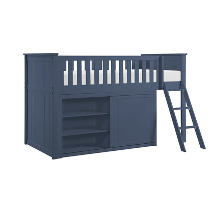 Nora Low Loft Bunk with Dresser