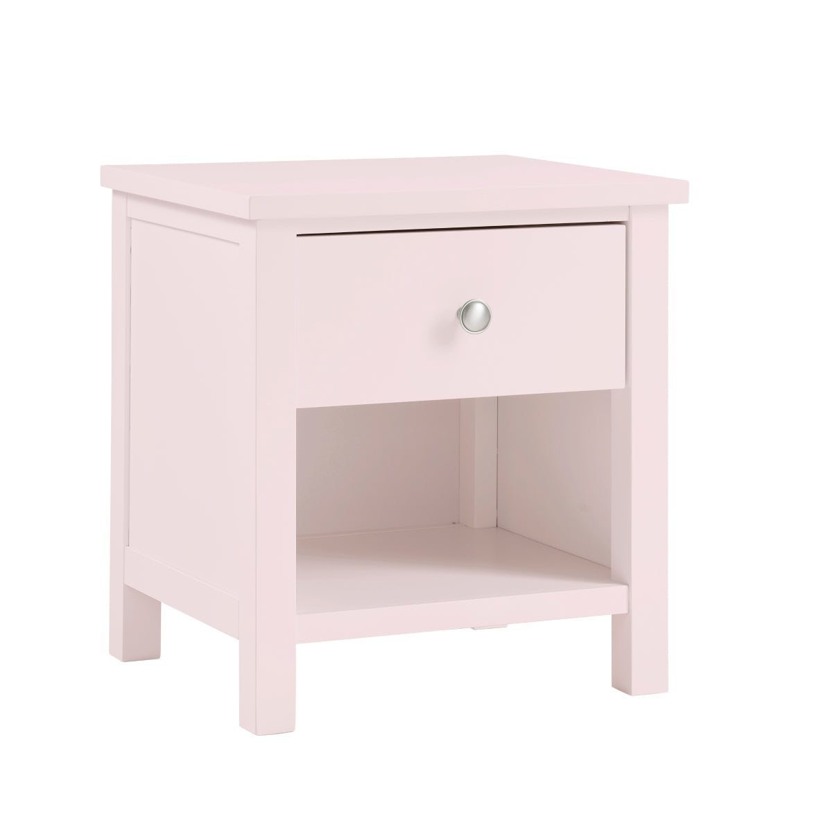 Night Stand, 1 Drawer, Pink