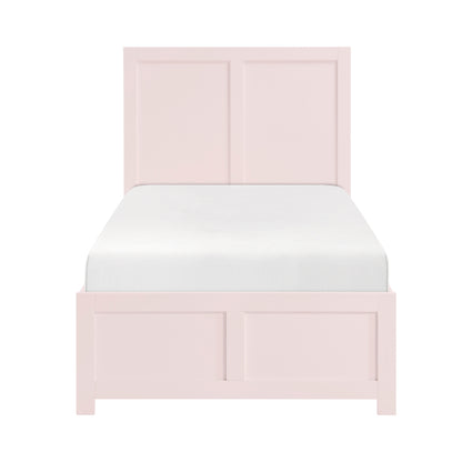 Twin Plfm Bed, Pink