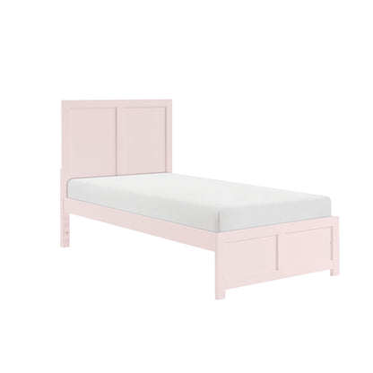 Twin Plfm Bed, Pink