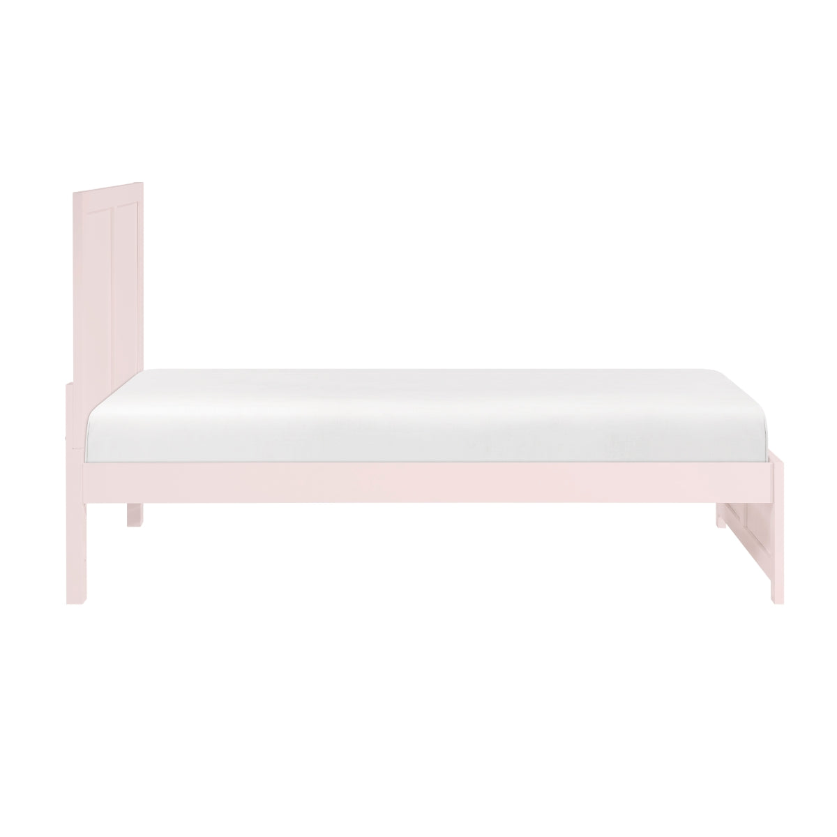 Twin Plfm Bed, Pink