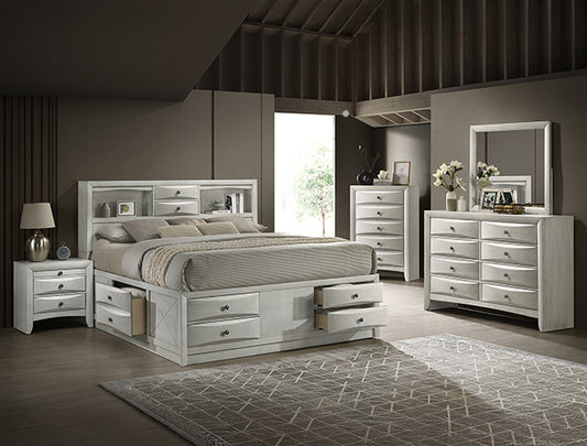 Emily Storage White Bedroom (SETB4255)