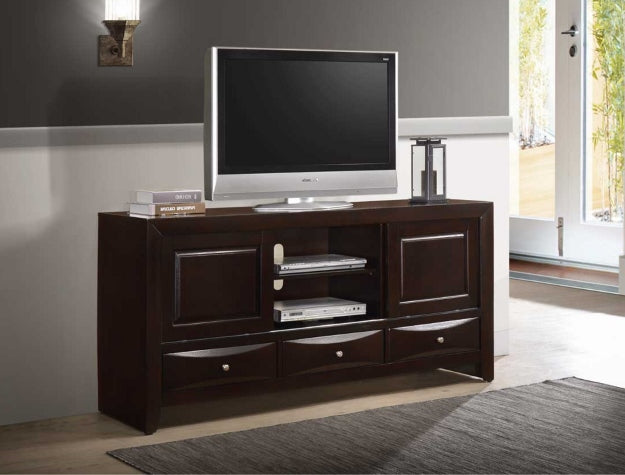 Emily Tv Stand Dark Cherry (B4260-7)