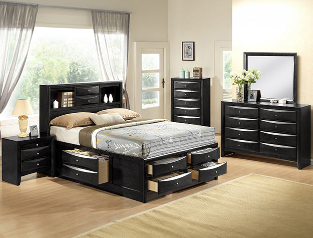Emily Black Storage Bedroom (SETB4285)